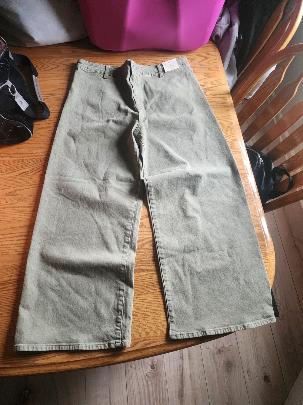 Universal Thread Olive Green Wide Leg Jeans